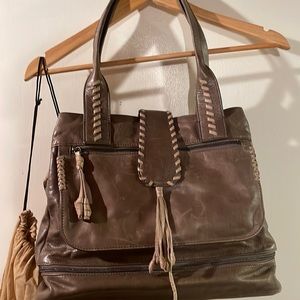 Camila Alves Taupe Handbag